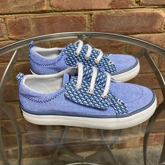 Sperry x Vineyard Vines Crest Vibe Jr Chambray Shoes Size 9 - Picture 2 of 9